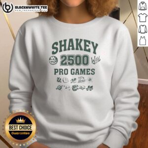 Alt Text: Awesome Iowa Wild Shakey 250 Pro Game Sweatshirt featuring team logo, perfect for fans and cold game days.