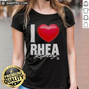 Original RHEA Ripley I Love Ladies Tee featuring a stylish design for fans of RHEA Ripley and women's empowerment.