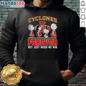 Pretty Peanuts characters in Iowa State Cyclones hoodie, showcasing 'NBA Forever' theme, perfect for fans.