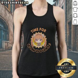 Stylish 'Pretty Time for Ul Tra Vi O Lence' anime tank top featuring vibrant graphics and a comfortable fit for fans.