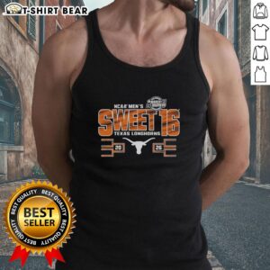 Nice Texas Longhorns NCAA Men's March Madness Sweet 16 2026 tank top showcasing team pride and sporty style.