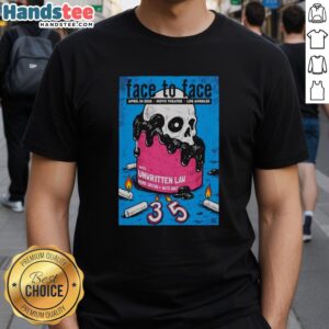 Pretty Face To Face Apr 24 2026 poster featuring a stylish T-shirt design in Los Angeles, CA.