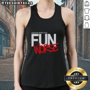 Top Chicago White Sox Fun Worse Tank Top featuring team colors and logo, perfect for summer baseball games.
