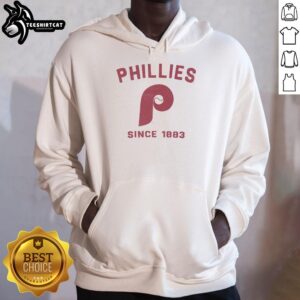 Original Philadelphia Phillies Cooperstown Duster Hoodie in navy with team logo, perfect for fans and collectors.