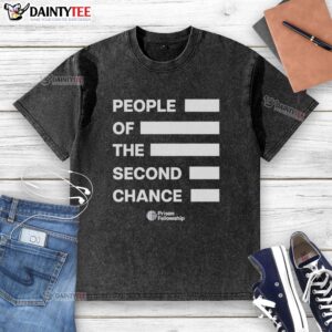Good People of the Second Chance washed t-shirt, featuring a stylish design and soft fabric for comfortable everyday wear.
