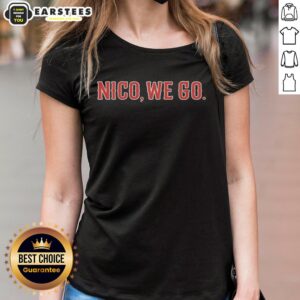 Nice Nico We Go Ladies Tee in stylish design, perfect for casual outings and comfortable everyday wear.