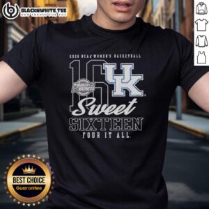 Good Kentucky Wildcats Women's Basketball 2026 NCAA Sweet Sixteen March Madness T-Shirt featuring team colors and logo.