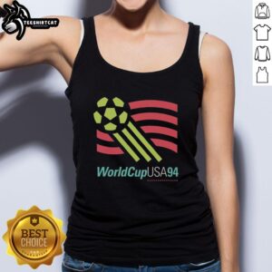 Retro 2026 Soccer nostalgia tank top featuring 'Awesome USA 94 World Cup' design, perfect for soccer fans.
