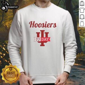Nice Hoosiers IU Day Sweatshirt featuring vibrant colors and IU logo, perfect for fans celebrating Indiana University.