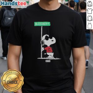 Alt Text: Official Snoopy Kith For Peanuts Joe Cool Street T-Shirt featuring iconic Snoopy design in stylish streetwear format.