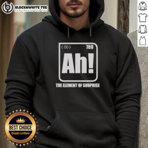 Good-Ah The Element Of Surprise Hoodie featuring a stylish design, perfect for casual wear and standout fashion.