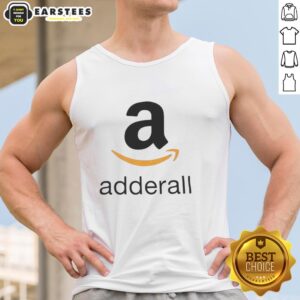 Good Adderall logo parody tank top featuring a humorous design, ideal for casual wear and unique fashion statements.