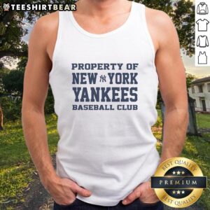 Alt Text: Premium New York Yankees baseball club logo tank top featuring a stylish design for fans and athletes.