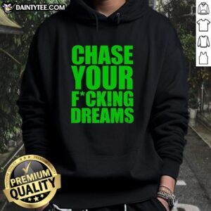Awesome Crossed Heart Chase Your Dreams Hoodie in stylish design, perfect for expressing motivation and individuality.