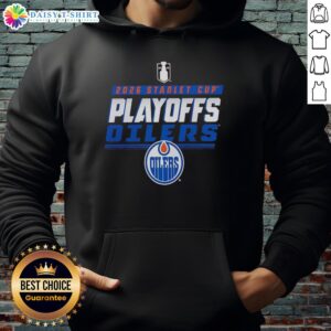 2026 Edmonton Oilers Stanley Cup Playoffs hoodie featuring team logo and vibrant colors, perfect for fans.