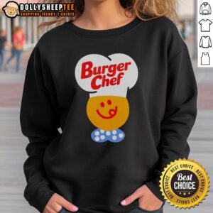 Official Vintage Burger Chef Sweatshirt featuring classic logo and retro design, perfect for burger lovers and vintage apparel fans.