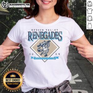 Awesome Hudson Valley Renegades Minor League Baseball 1994 tee for ladies, featuring a stylish home run design.