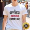 Official 2026 Men's Ice Hockey National Champions Denver Pioneers T-Shirt