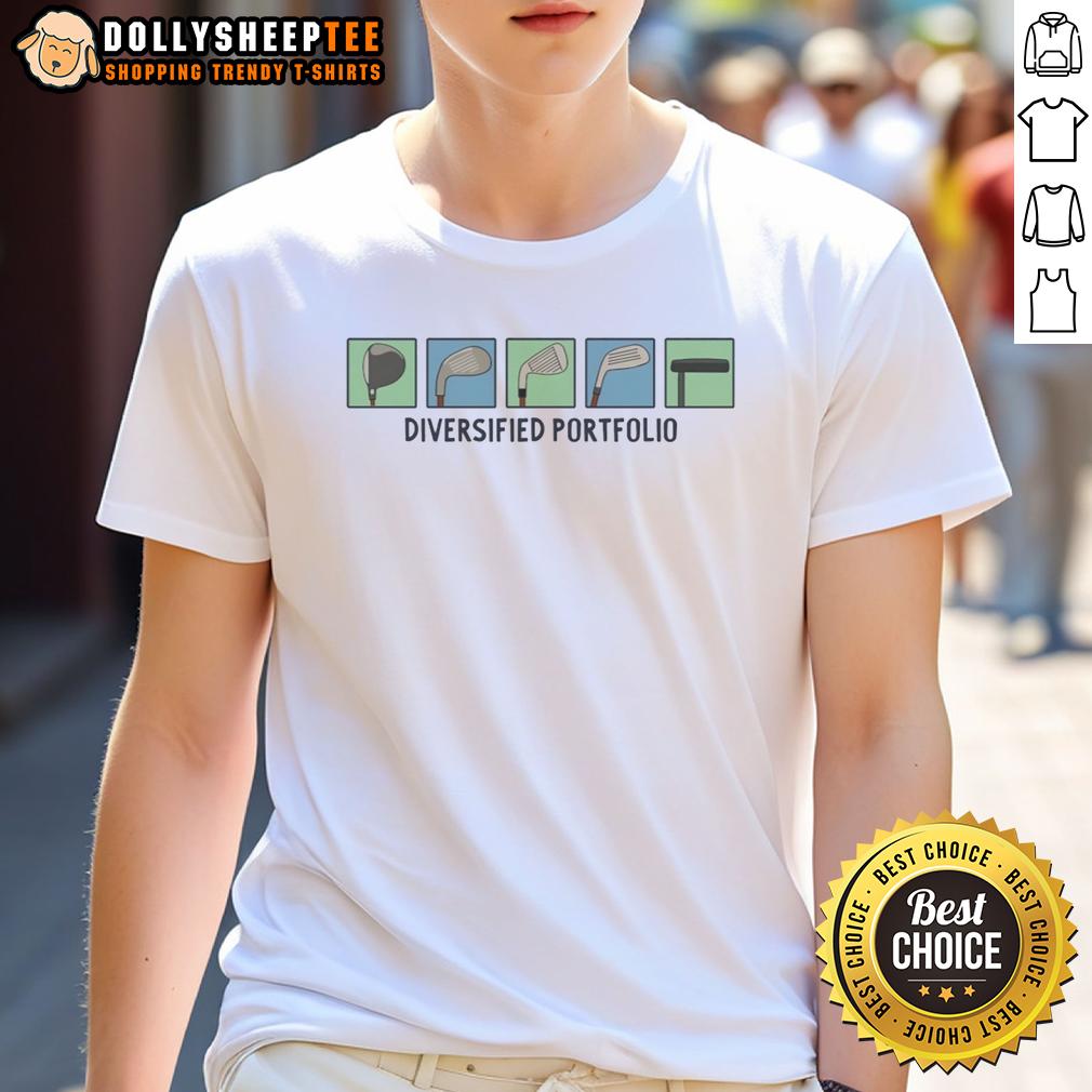 Official Diversified Portfolio Golf Clubs T Shirt