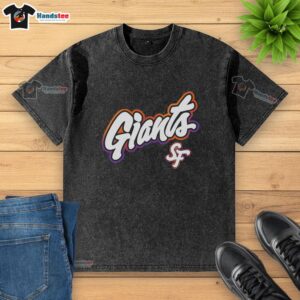 Good San Francisco Giants City Connect pregame washed t-shirt featuring vibrant team colors and stylish design.