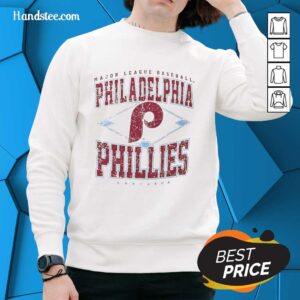 Cozy Hot Philadelphia Phillies Major League Baseball Cooperstown Diamond Sweatshirt, perfect for fans and chilly days.