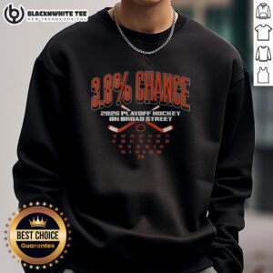 Awesome Philadelphia Hockey 3.8 Chance Sweatshirt featuring a bold design, perfect for fans and cold weather.