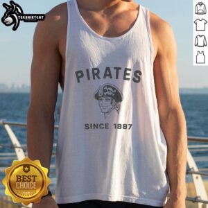 Original Pittsburgh Pirates Cooperstown Duster Tank Top showcasing vintage style and team pride for baseball fans.