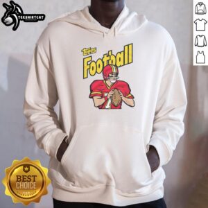 Good Topps Football Quarterback Hoodie in vibrant colors, showcasing team spirit and style for football fans.