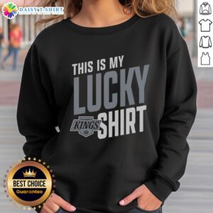 Top Los Angeles Kings sweatshirt featuring bold team colors, perfect for game day and showing team spirit.