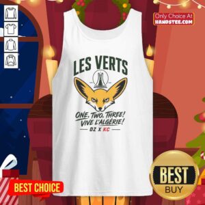 Nice Les Verts One Two Three Viva L'Algrie tank top featuring vibrant colors and a trendy design perfect for casual wear.
