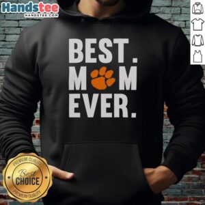 Alt Text: Pretty Clemson Tigers Mom Ever logo shirt hoodie for Mother's Day fans, featuring vibrant team colors and stylish design.