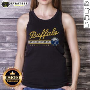 Women's Local Pride Tank Top featuring Nice Buffalo Sabres Hockey Club logo and vibrant team colors for stylish fans.