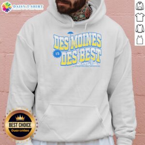 Awesome Des Moines is Des Best Hoodie in vibrant colors, showcasing local pride and stylish comfort for residents and visitors.