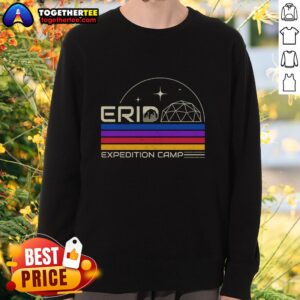 Official Erid Expedition Camp Sweatshirt in cozy fabric, perfect for outdoor adventures and casual outings.