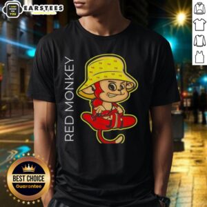 Awesome Red Monkey Angry T-Shirt featuring a vibrant design of a fierce monkey, perfect for animal lovers and fun fashion.