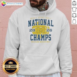 2026 NCAA Men's Basketball Championship hoodie featuring Nice Michigan Wolverines design, perfect for fans in Indianapolis.
