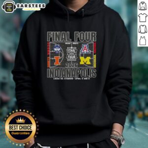Good 2026 NCAA Final Four hoodie featuring Indianapolis Lucas Oil Stadium design for April 4-6 events.