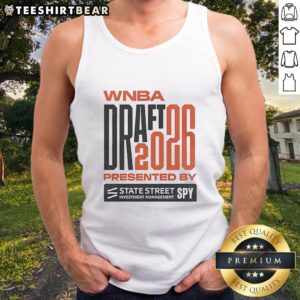 Official WNBA Draft 2026 tank top celebrating 30th season, presented by State Street Investment Management.