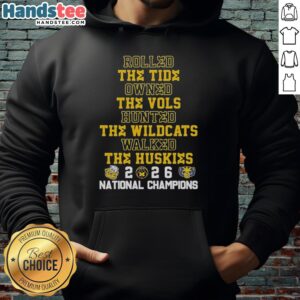 Premium Michigan Wolverines hoodie featuring vibrant graphics celebrating wins over top teams for NC 2026.