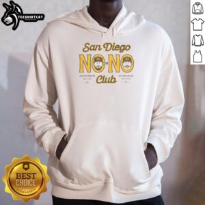 Nice San Diego No No Club Hoodie featuring a stylish design, perfect for casual wear and showcasing San Diego pride.