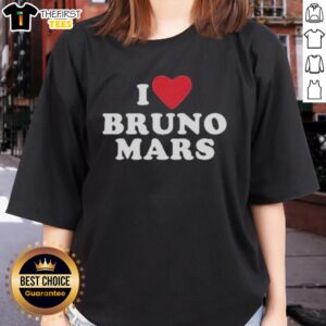 Top Bruno Mars I Heart Bruno Mars ladies tee featuring a stylish design perfect for fans of Bruno Mars.