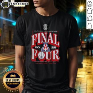 Awesome Arizona Wildcats 2026 NCAA Men's Basketball Tournament Final Four T-Shirt showcasing team spirit and March Madness.