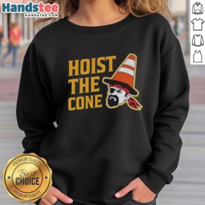 Premium Hoist The Cone Pirates Sweatshirt featuring vibrant graphics and a cozy design perfect for fans and casual wear.