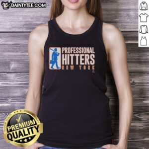 Official Professional Hitters New York Graphic Tank Top featuring a bold design, perfect for stylish sports enthusiasts.