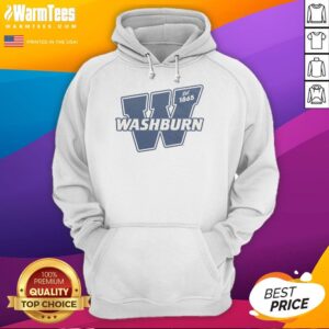 Good Washburn Est 1865 vintage hoodie featuring a classic design and soft fabric, perfect for casual wear.