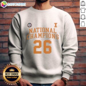 Illinois NCAA Division I Men's Basketball National Champions sweatshirt featuring team logo and vibrant colors.