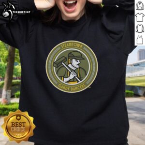 Alt Text: Awesome Steamtown Gandy Dancers Sweatshirt featuring a vintage design, perfect for steam train enthusiasts.