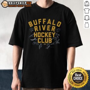 Top Buffalo River Hockey Club T-Shirt featuring team logo and vibrant colors, perfect for fans and players alike.