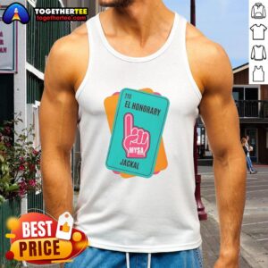 Good El Honorary Jackal Tank Top featuring a vibrant design perfect for summer fashion enthusiasts and animal lovers.