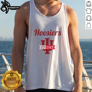 Alt Text: Stylish Nice Hoosiers IU Day Tank Top featuring vibrant colors and a comfortable fit, perfect for game day.